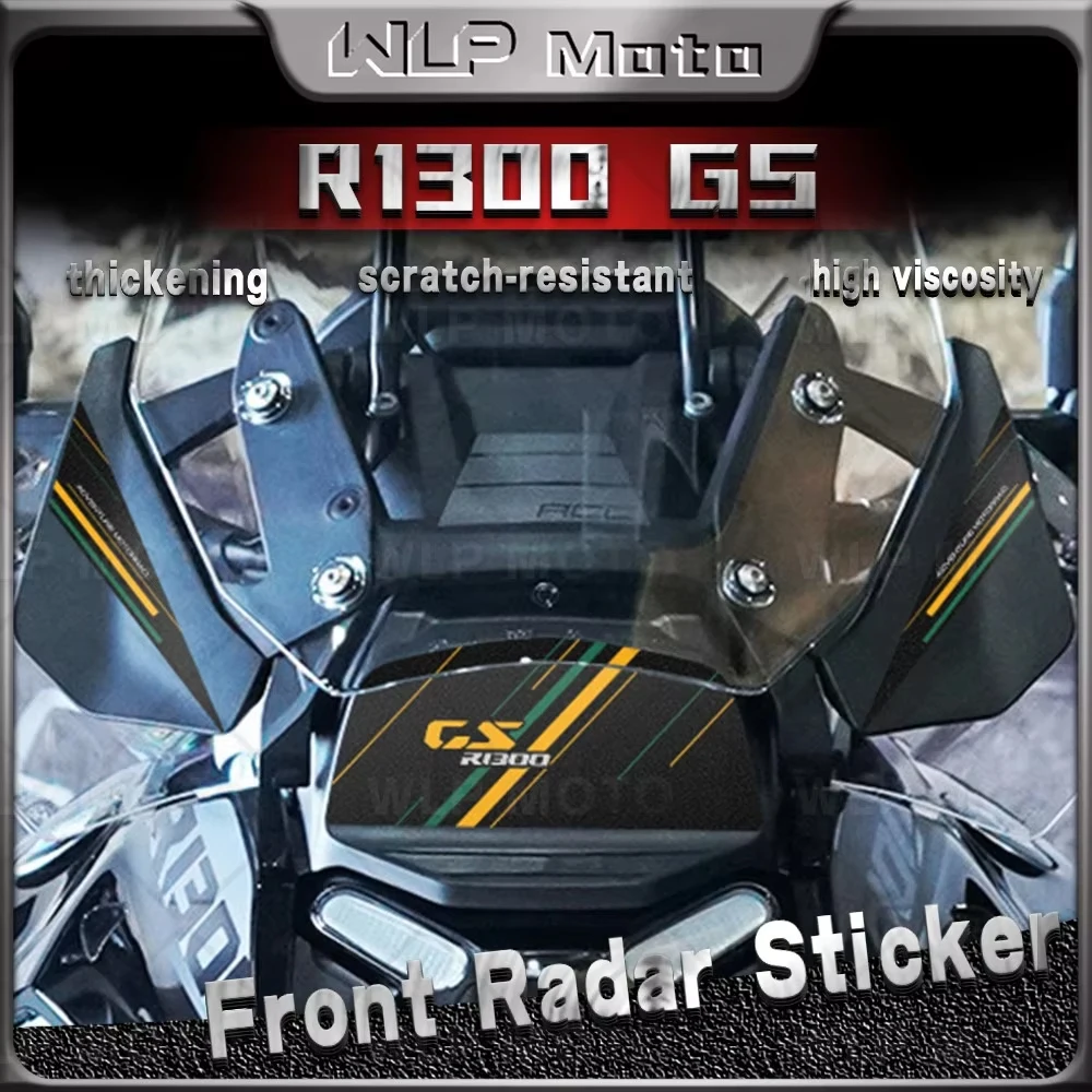 

Для R1300 GS R1300 r 1300gs мотоциклетная передняя наклейка на лобовое стекло, радар, защитная наклейка, водонепроницаемые аксессуары против царапин