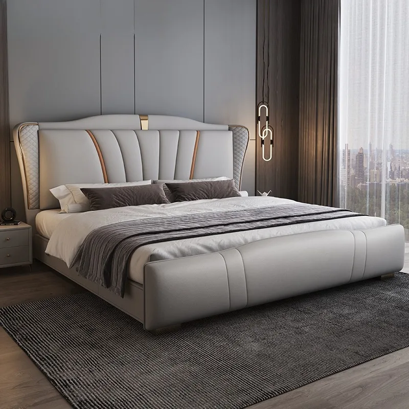&Nordic Sleeping Bed Frame Fancy Luxury Unique Nightstands Minimalist Camas De Casal De Luxo Bedroom Furniture Accessories