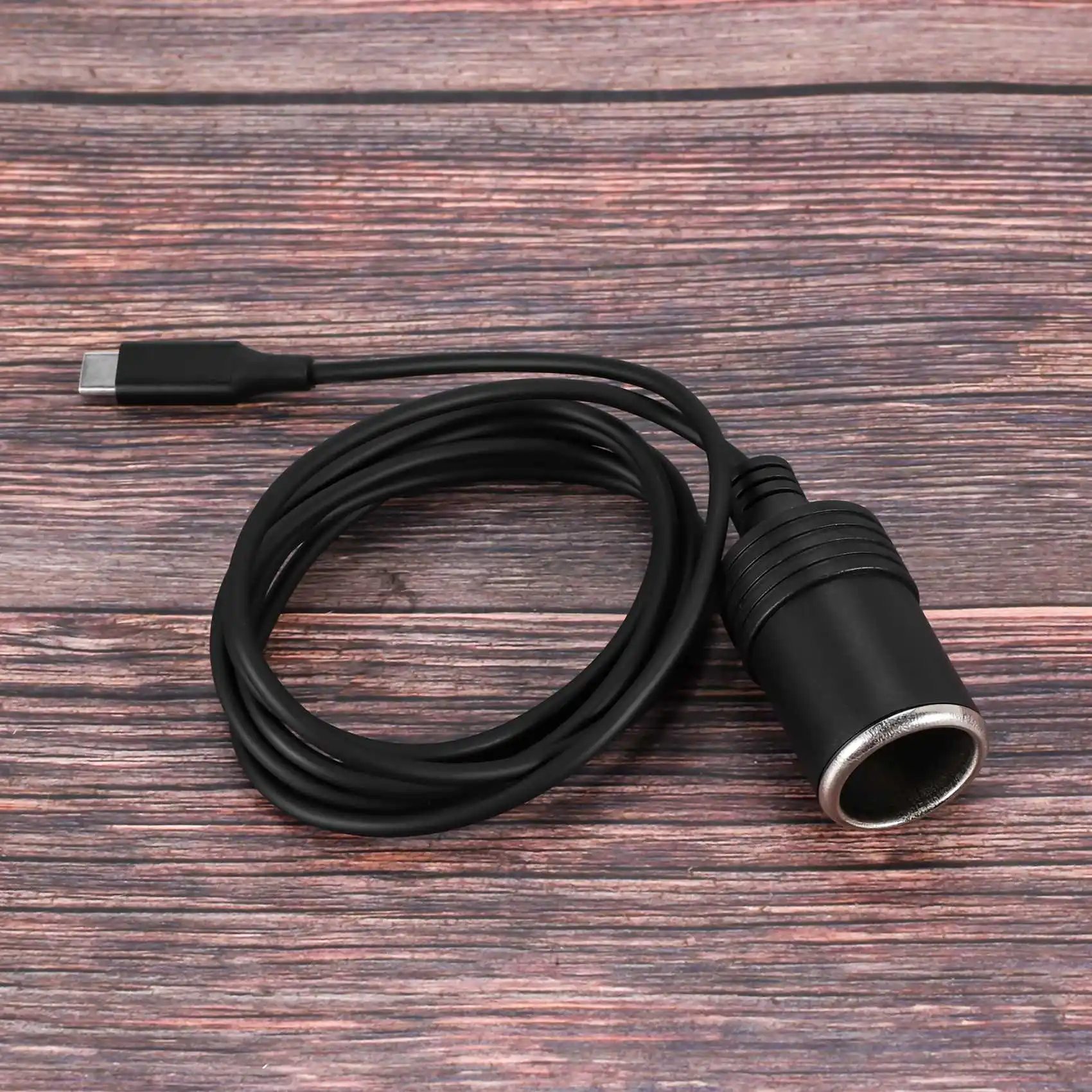 USB C PD 45 Вт 15 В/3 А Тип C штекер к прикуривателю гнездо конвертер адаптер кабель