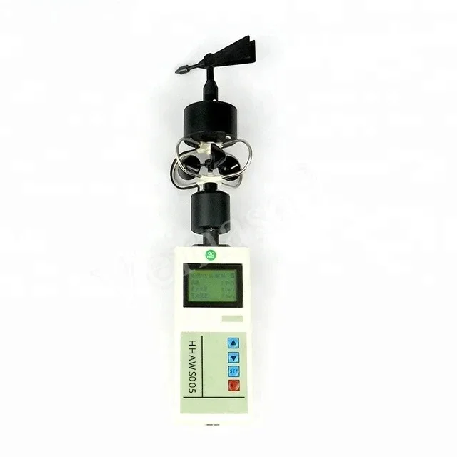 HHAWS005 Portable Mini Weather Station Equipment Handheld Anemometer for Home Industrial Use