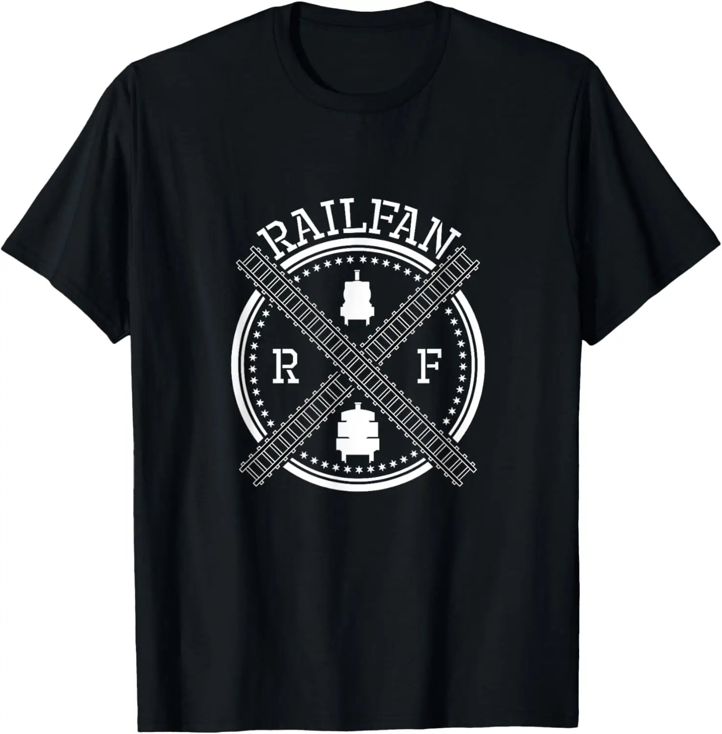 Railway Train Loving Railfan T-Shirt T-Shirt