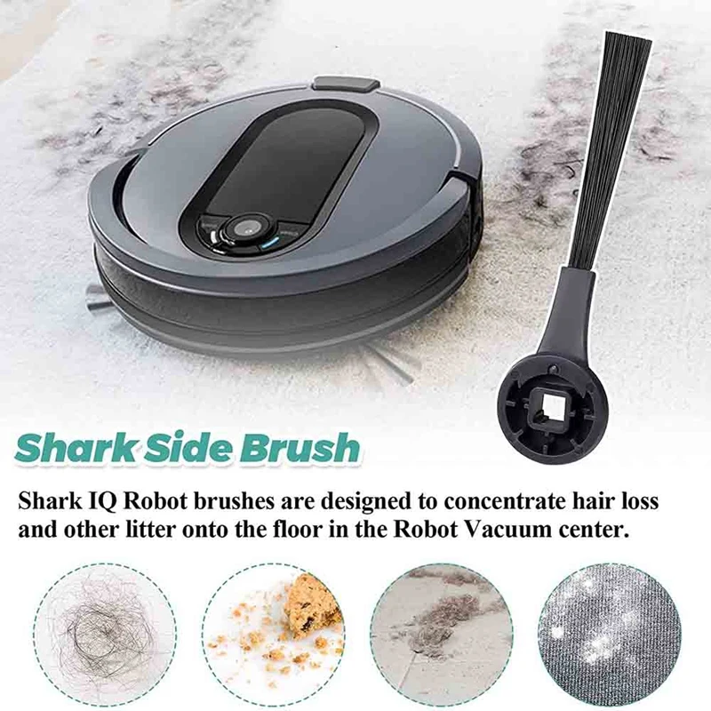 

Замена боковых щеток ABBR, 10 шт., совместимые с роботом Shark IQ R101AE (RV1001AE), RV1100, RV1101, RV2011DRUS, RV912S, R100