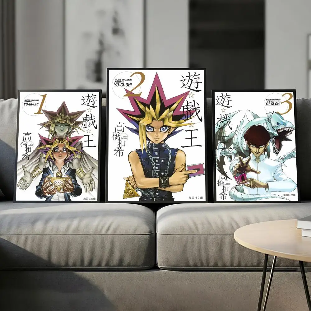 Retro Comics Y-Yu-Gi-Oh Poster Modern Aesthetic Wall Art Print Room Decoration Items for Bedroom Home Decor Gift