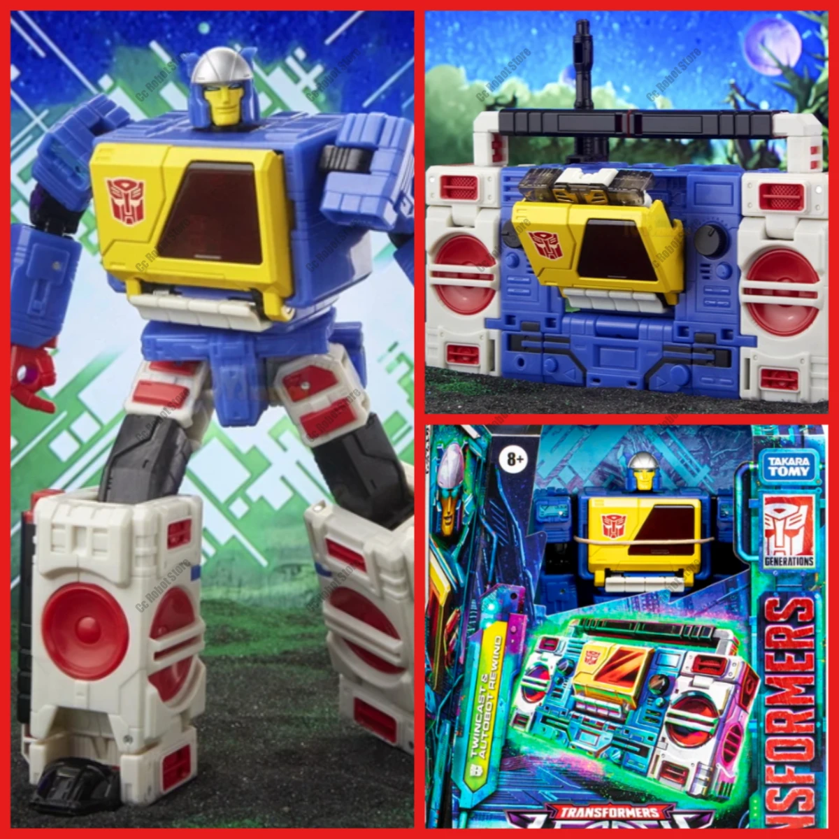 

[В наличии] Лидер продаж, игрушка Evolution Navigator V-класса, двойной трек, заводная синяя лента, рекордер, экшн-фигурка, подарочная коллекция