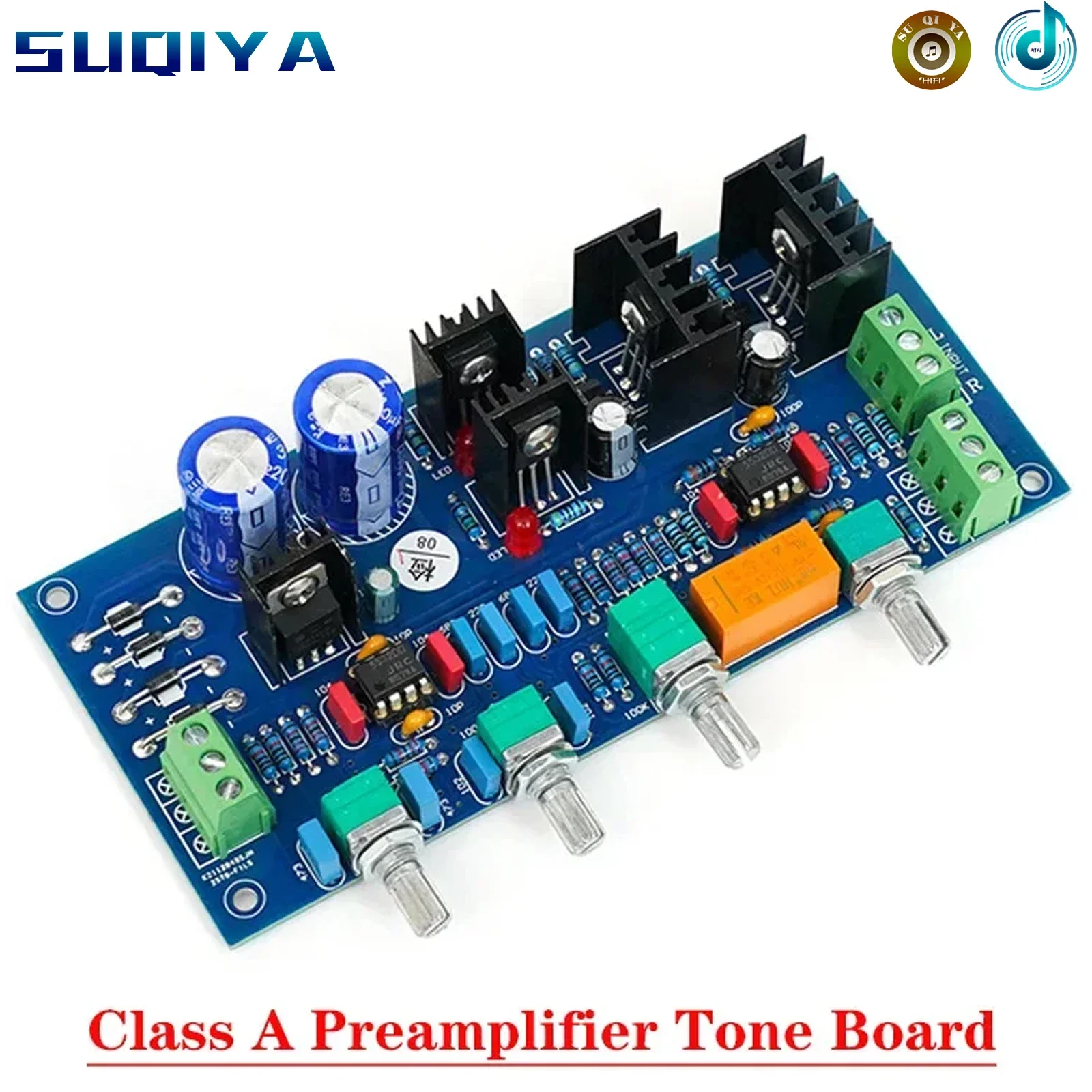 LM49720 5532DD Preamplifier Tone Board Class A Power Bluetooth 5.0 Optional Treble Midrange Bass Adjustment PASS Function Audio