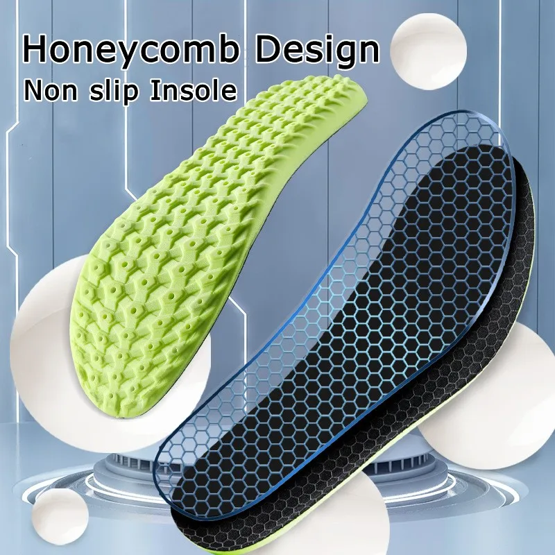 1Pair Orthopedic Insoles Plantar Fasciitis Arch Support Insole for Feet Silicone Non Slip Shoe Pads Soft comfort Shoes Sole