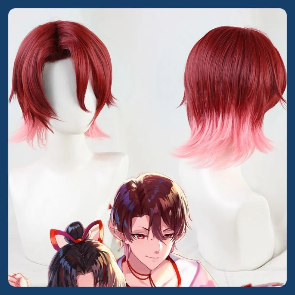 Peruca de jade médio loja onmyji yoto hime/enmusubi peruca cosplay anime jogo role play cabelo sintético festa de halloween