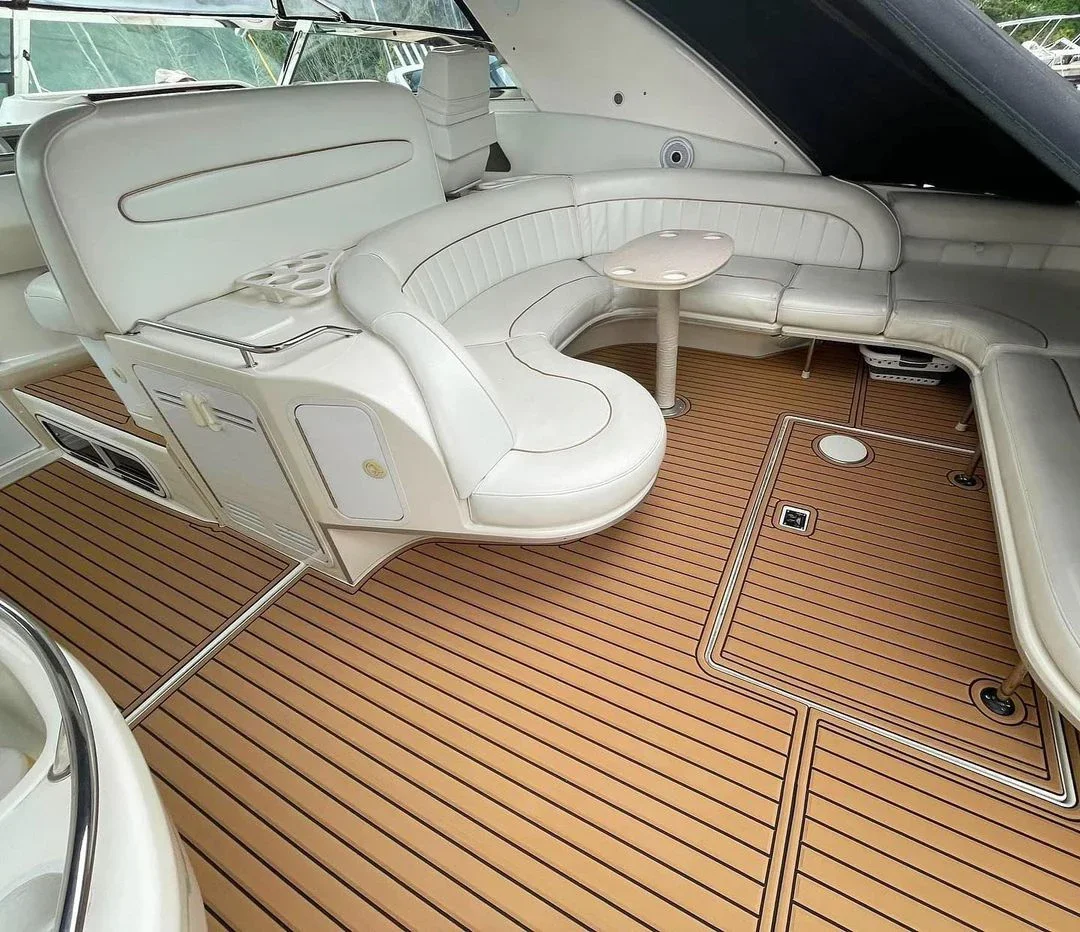 

KXKZREN Customize 2009 Seadoo GTX Floor Swim Platform and Cockpit EVA Faux Teak Decking Self Adhesive Marine Accessories Boat