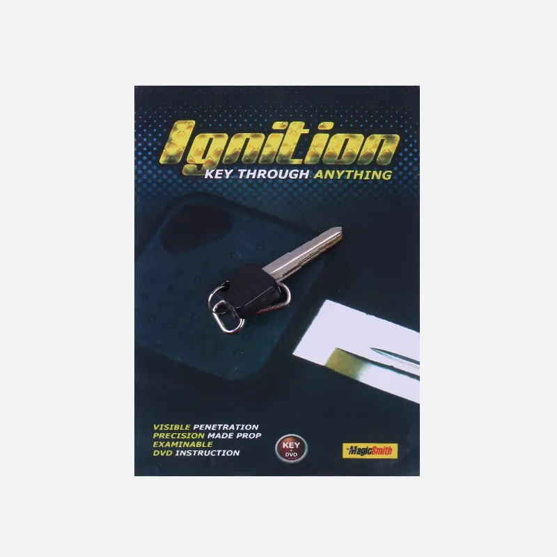 

Ignition Key Through Anything (Gimmick+teaching)By Chris Smith - Close up Mentalism Magie Fun Magic Trick Props Accessories Toys