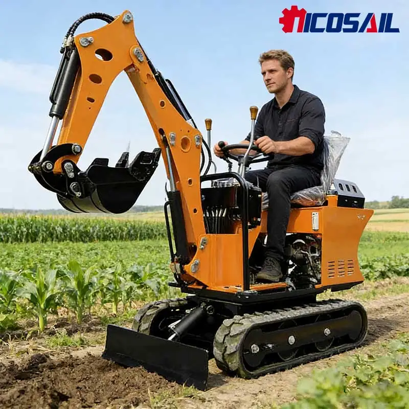 

Высокопроизводительный гусеничный мини-экскаватор — EPA/EUR5, совместимый для строительных площадок на ферме и саду