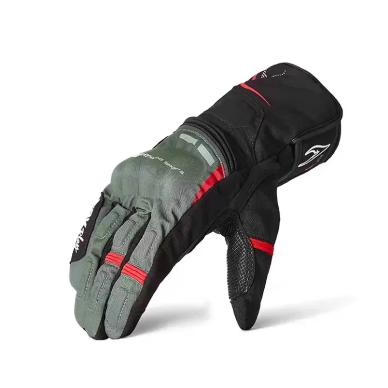 SBK SW-20 Motorcycle Gloves Wintertime Windproof Waterproof Warm Anti-fall Thick Fleece Men's Women's Motorcycle Rider Gloves