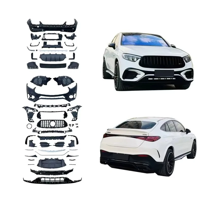 

New Wholesale Body Kit for C254 GLC Coupe Upgrade GLC63 Coupe Style Body Kit Grille Diffuser Exhaust Pipe Bumper 2024
