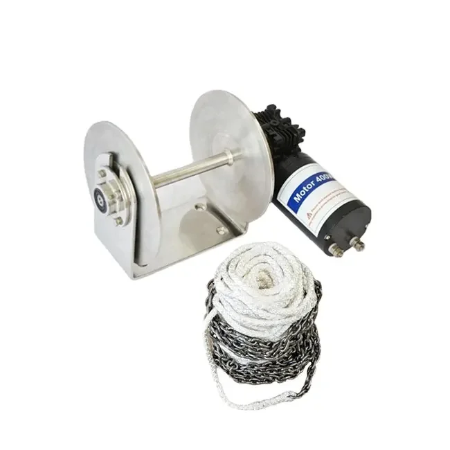 High Quality 12V/24V Electric Vertical Anchor Windlass Winch Marine Boat Anchors Accessories
