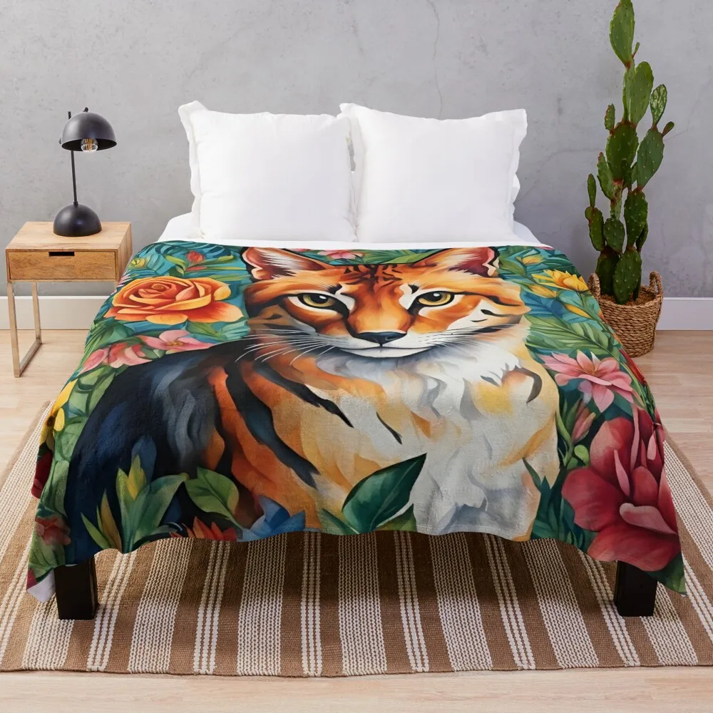 Wild miracle. Throw Blanket anime Vintage Hairys Softest Blankets