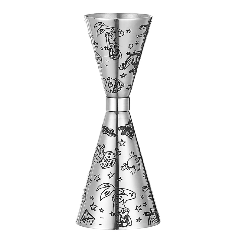 Double Cocktail Jigger Bar Cocktail Measuring Jigger Liquor Measuring Cup Martini Measuring Tool Bar