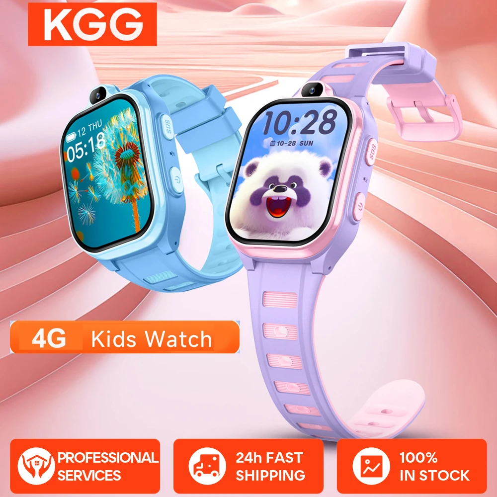 4G Smart Watch Kids GPS WIFI Video Call APP Download Child Smartwatch Monitor Tracker Location Phone Watch Boys Girls 2GB+16GB