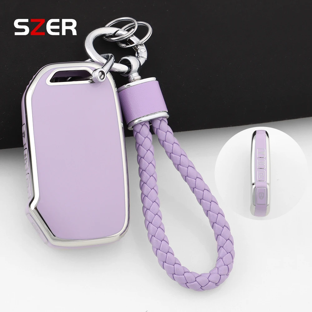 4 BTN TPU Auto-Smartkey-Schutzhülle für KIA Sportage R GT Stinger Sorento Ceed Cerato Forte Niro Soul Telluride