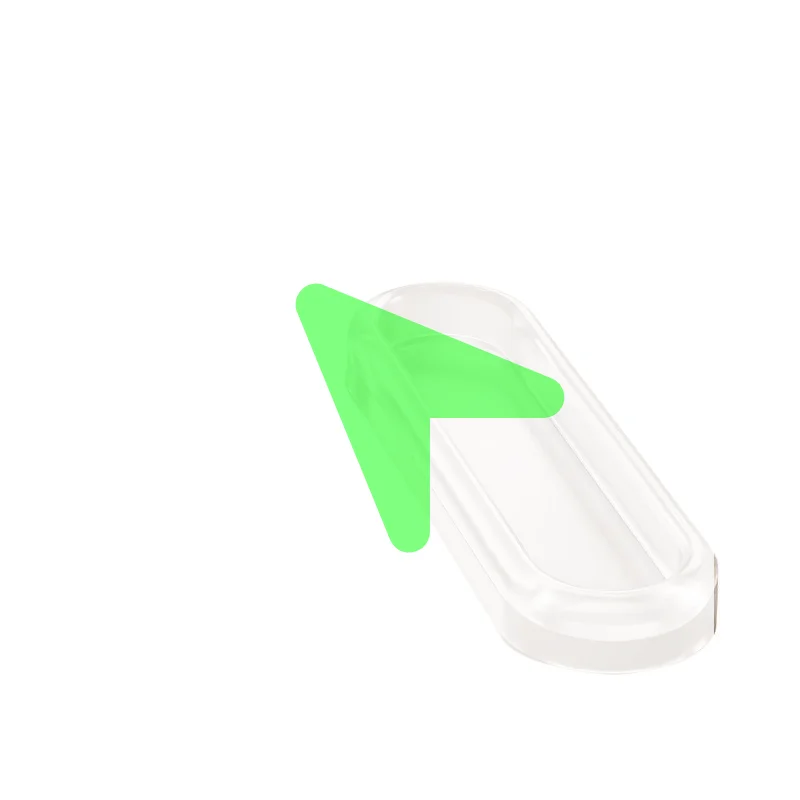 #4Pcs Transparent Soft PU Door Handle Kit Reusable Removable for Cabinet Drawer Sliding Door Apartment Rental Home Decor