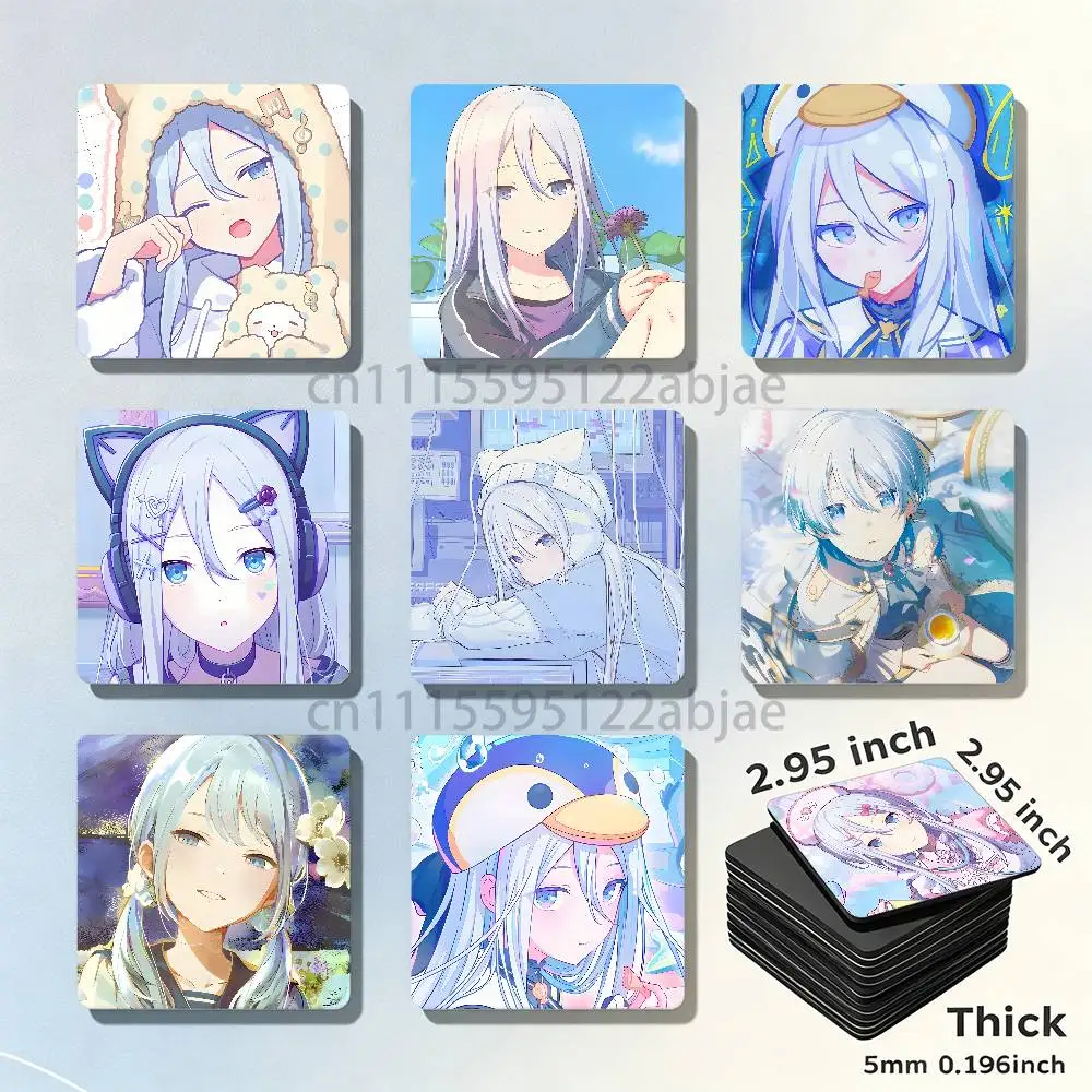 Y-Yoisaki Kanade Fridge Magnetic Magnet PVC Memorial Decor for Family Friends Students Adults