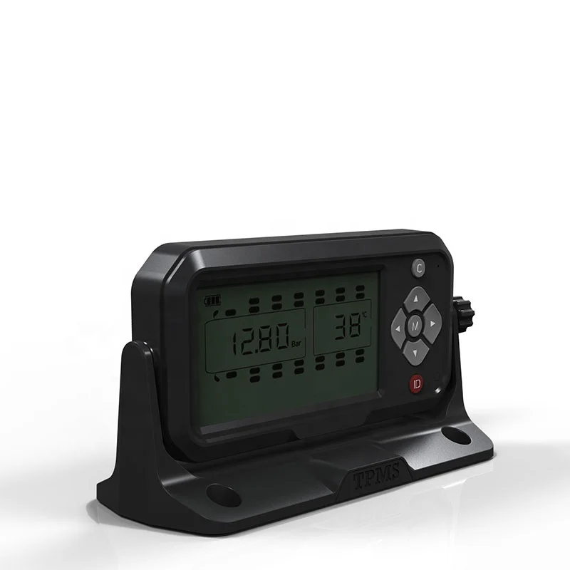 20-wheel Engineering Car Trailer Digital TPMS Tyre Temperature Monitoring Tire Pressure Auto Security Alarm System