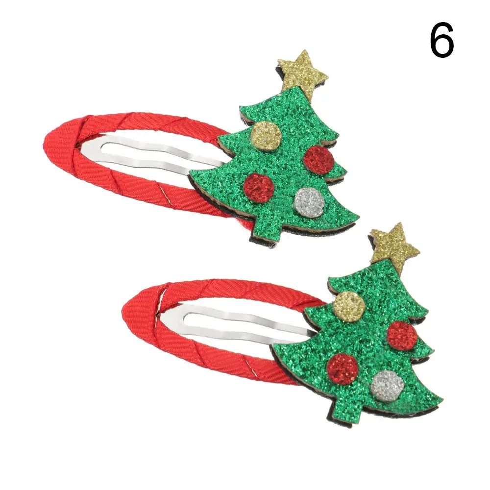 

1 пара милых рождественских украшений из смолы, заколка для волос, подарок, рождественская заколка для волос, аксессуары для волос, заколка для волос, головной убор