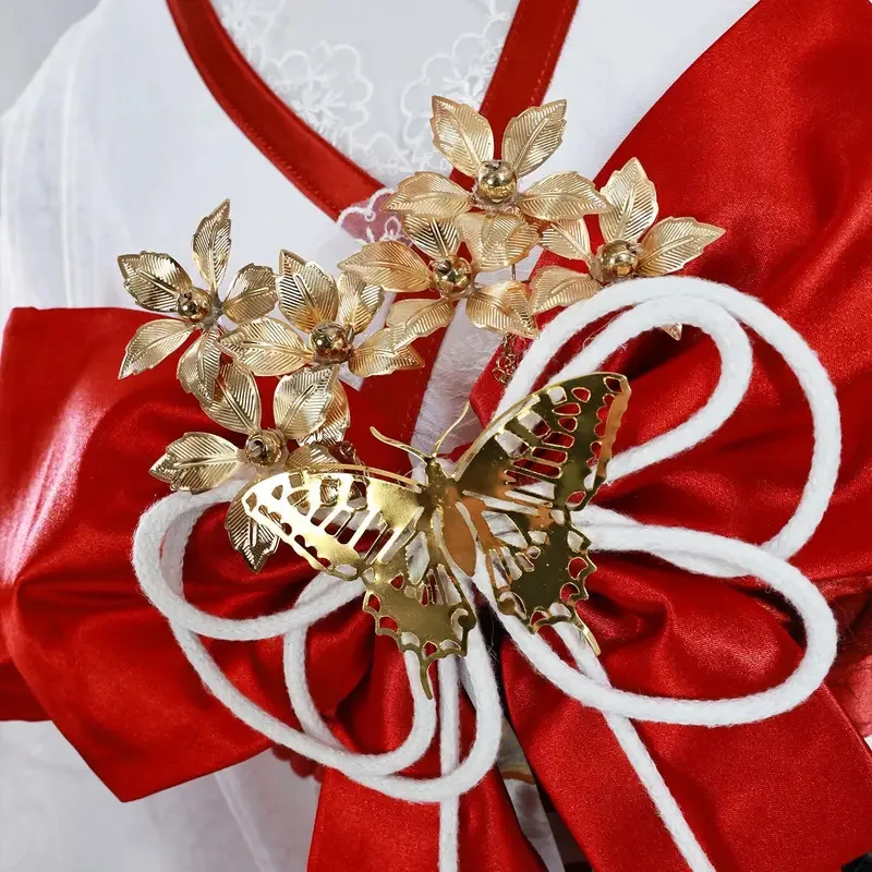 Игра Naraka: Bladepoint Tsuchimikado Kurumi, карнавальный костюм, парик, униформа в китайском стиле, праздничное платье на Хэллоуин для Comic Con, аниме