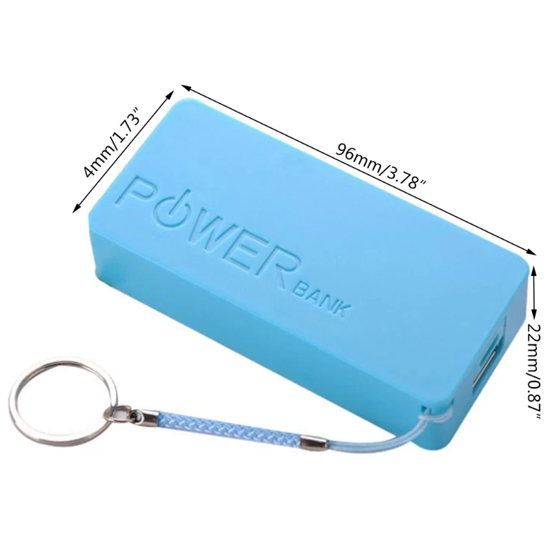 2022 neue DIY Power Bank Fall Box 5600mAh 2X 18650 USB Batterie Ladegerät Fall Für Telefon Stroage Box Tragbare