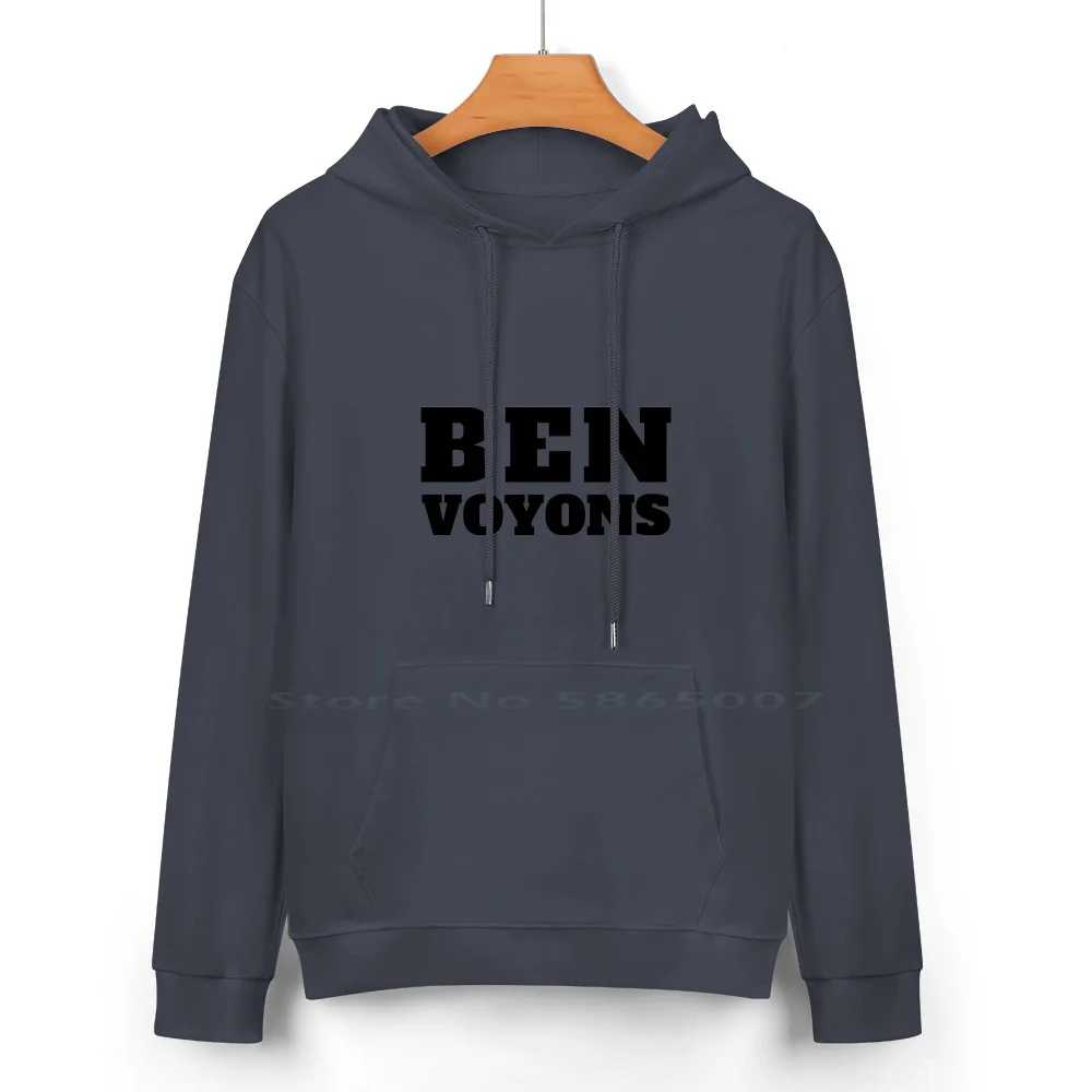 Ben Voyons Pure Cotton Hoodie Sweater 24 Colors Zemmour Eric Z2022 France President Ben Voyons 100% Cotton Hooded Sweatshirt