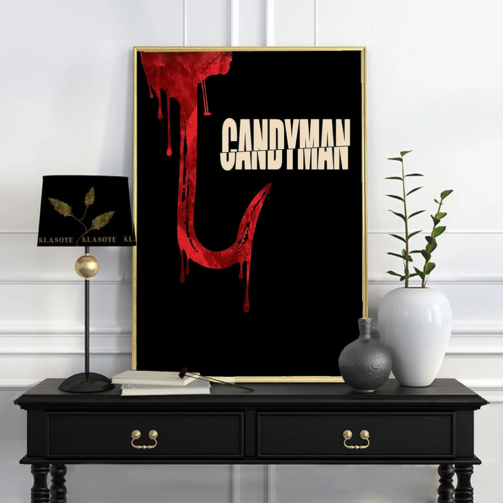 Candyman Horror Thriller Movie Poster Print Art Wall Picture Modern Canvas Painting Video Room Home Decor