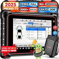 2025 Autel MaxiCOM MK900-TS Scanner Android 11 Full TPMS 3000+ Bi-directional Scan Tool, Active Test, 40+ Reset, CAN FD/DOIP