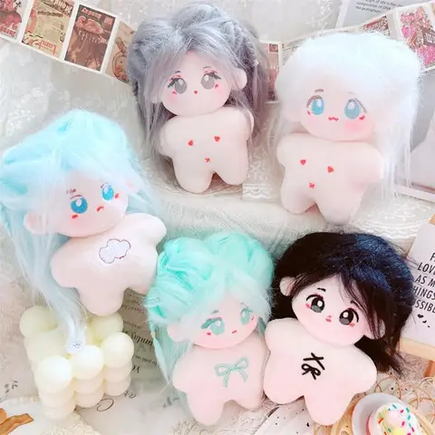 10 cm Kawaii Mini Sjöstjärna Idol Docka Plyschstjärna Bomullsdockor Astral Body Gosedjur Leksaker Plyschleksaker Fans Present 12 best sales bomullsdocka - №6