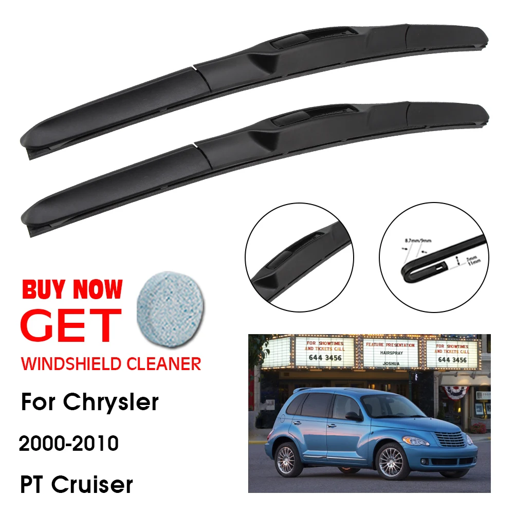 

Щетка стеклоочистителя для Chrysler PT Cruiser, 21 + 21 дюйм, 2000-2010
