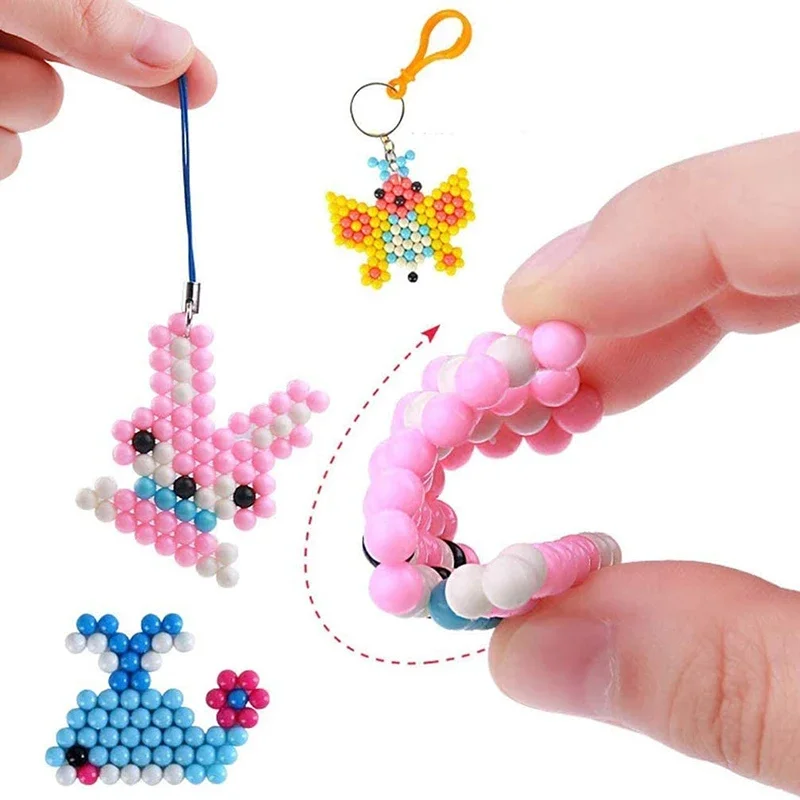 Ręcznie robione koraliki bezpiecznikowe Magic Water Kreatywne koraliki DIY Art Crafts Toys Magic Water Sticky Beads Zestaw zabawek sensorycznych z