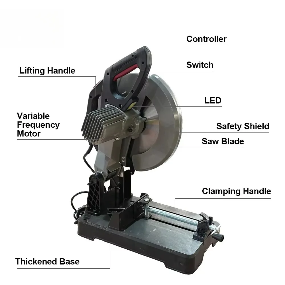 Metal Cold Cut Saw Cold Saw Heavy Duty Industrial Cutting Machine For Square Tube Channel Steel Iron Steel Cutting