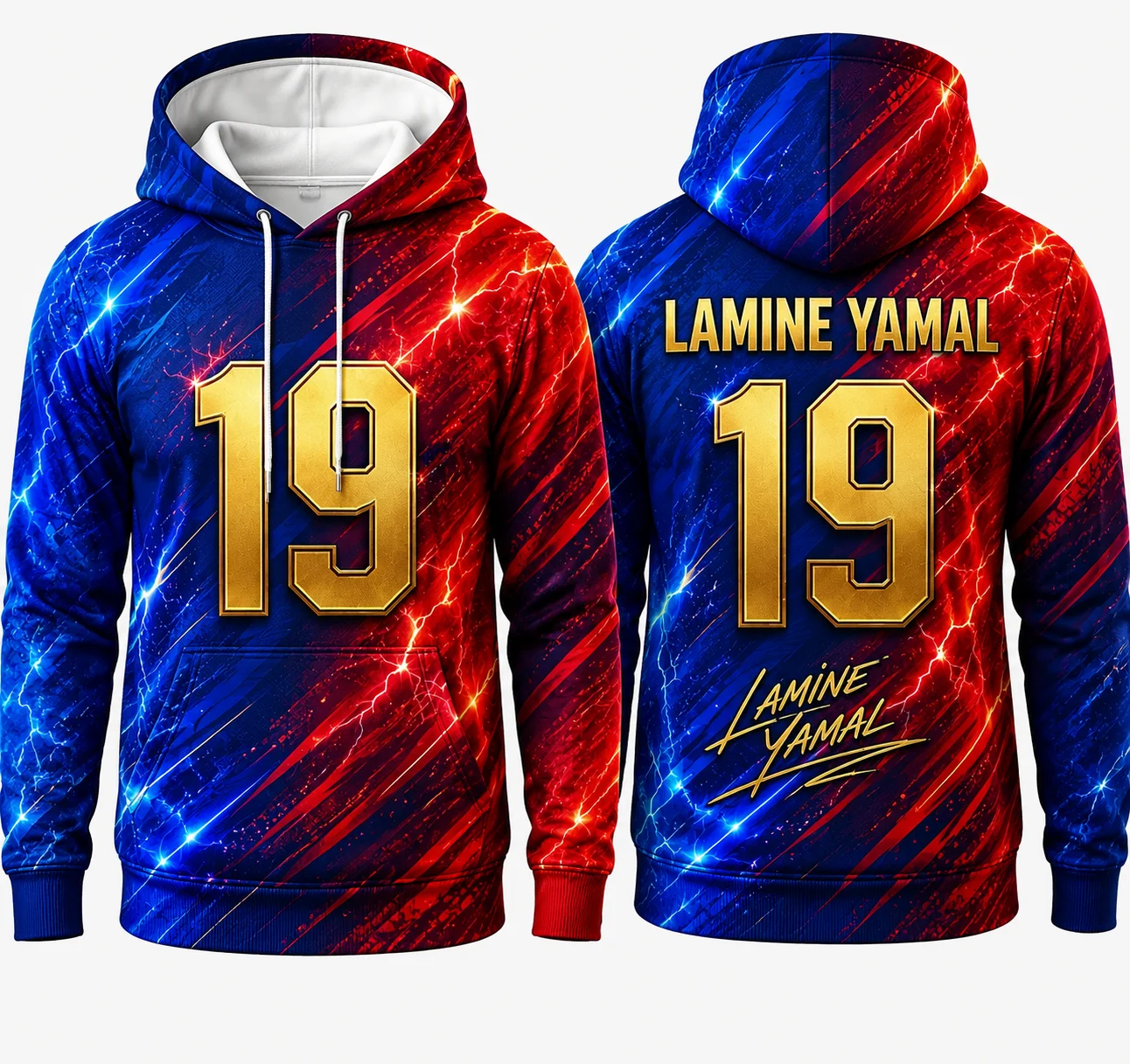 Yamal No.19 Hoodies 3D-printed - огляд і ціна Winter Clothing In Spanish