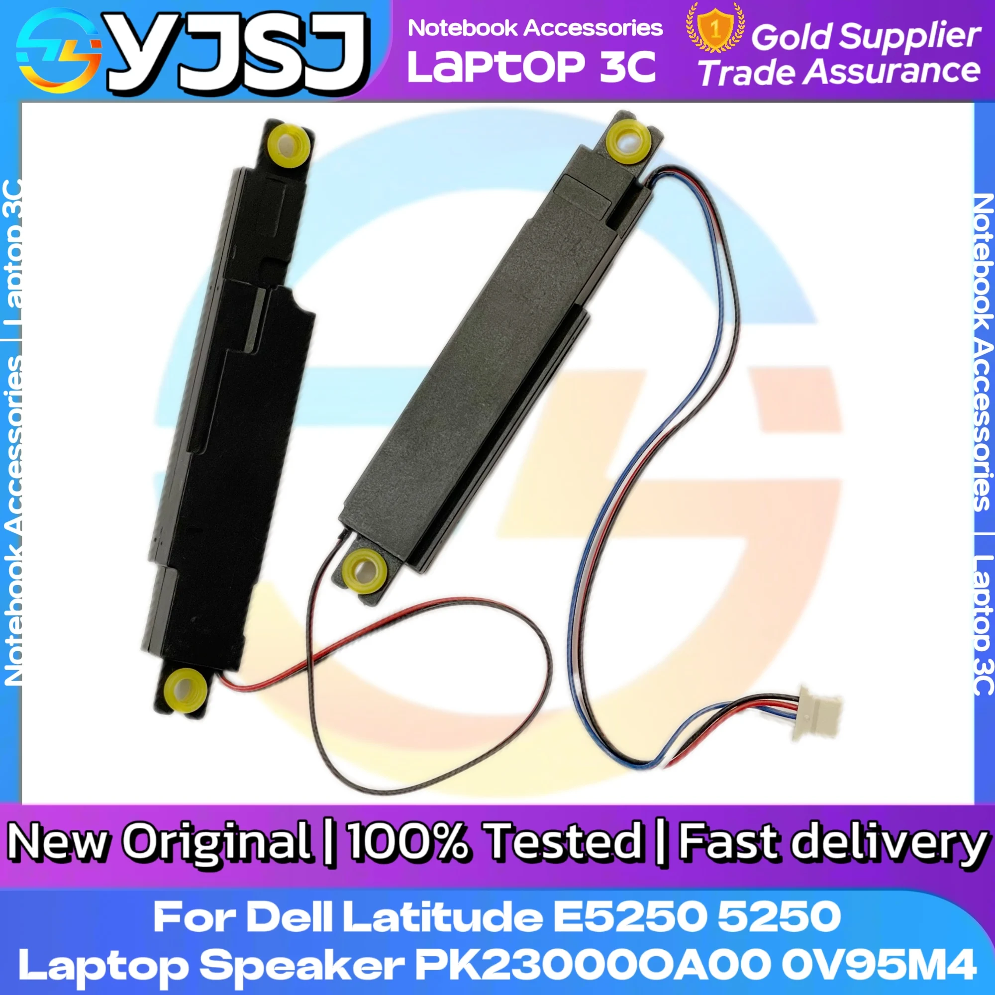 New Original Laptop Notebook Audio Speaker For Dell Latitude E5250 5250  built-in speaker horn audio PK23000OA00 CN-0V95M4