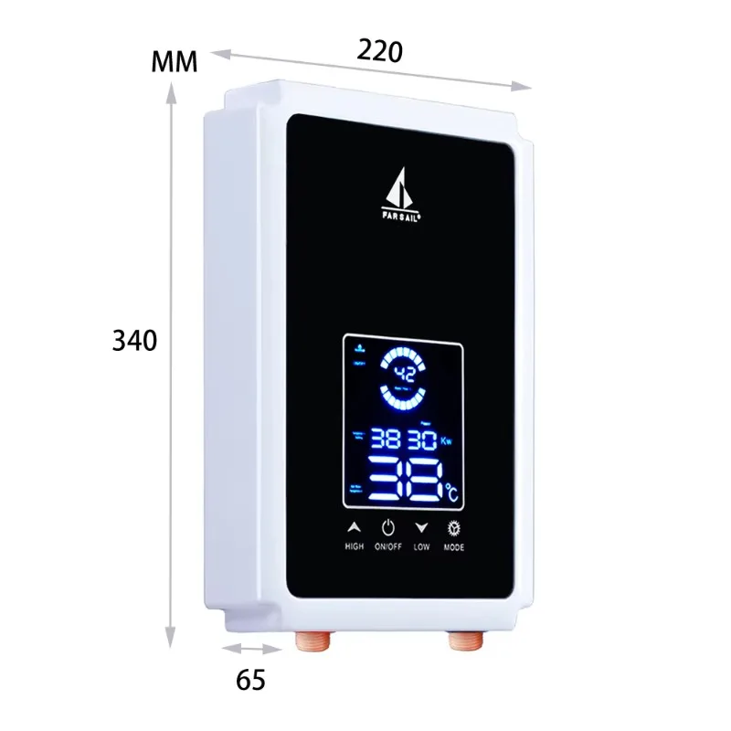 Water Heater Commercial 12KW Electric Tankless New Water Heater Bathroom Use or Shower