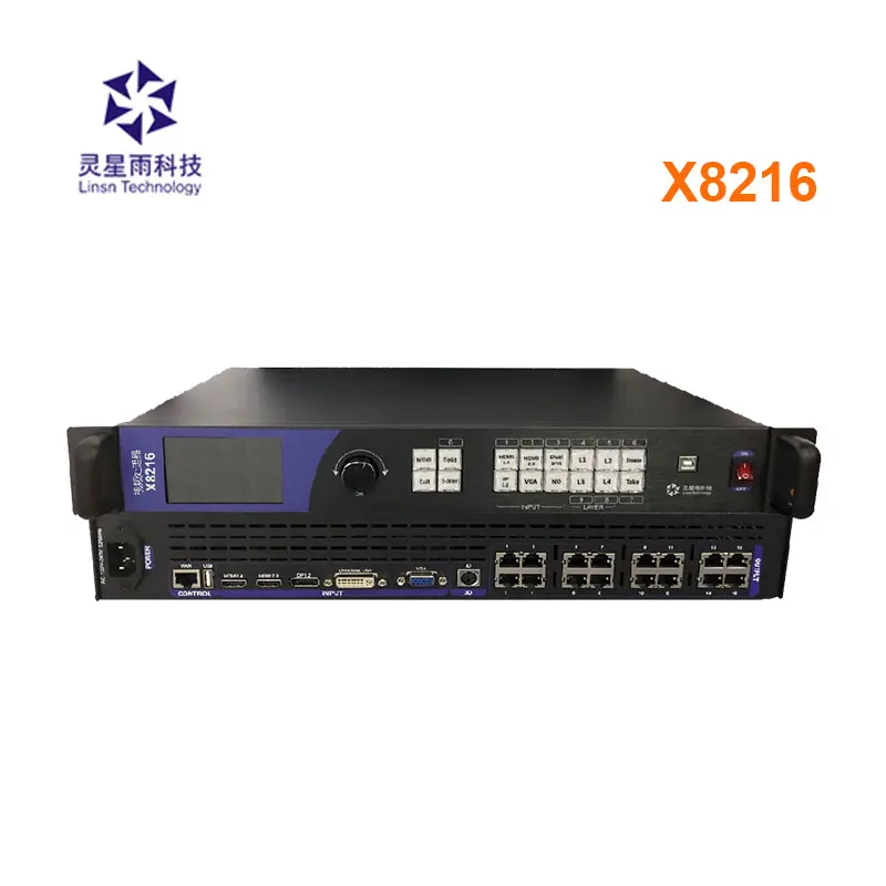 LINSN  X8216 Video Processor Designed For Large LED Screen Two-In-One PIP Function For Any Input Source