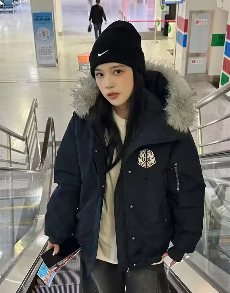 Parka's Dames Longues Herfst Modaal Gemengd Gevoerd Afslanken Ingericht Verticale Tailleband Dichtgeknoopt Drukknoop O-hals Verlengde zoom Effen