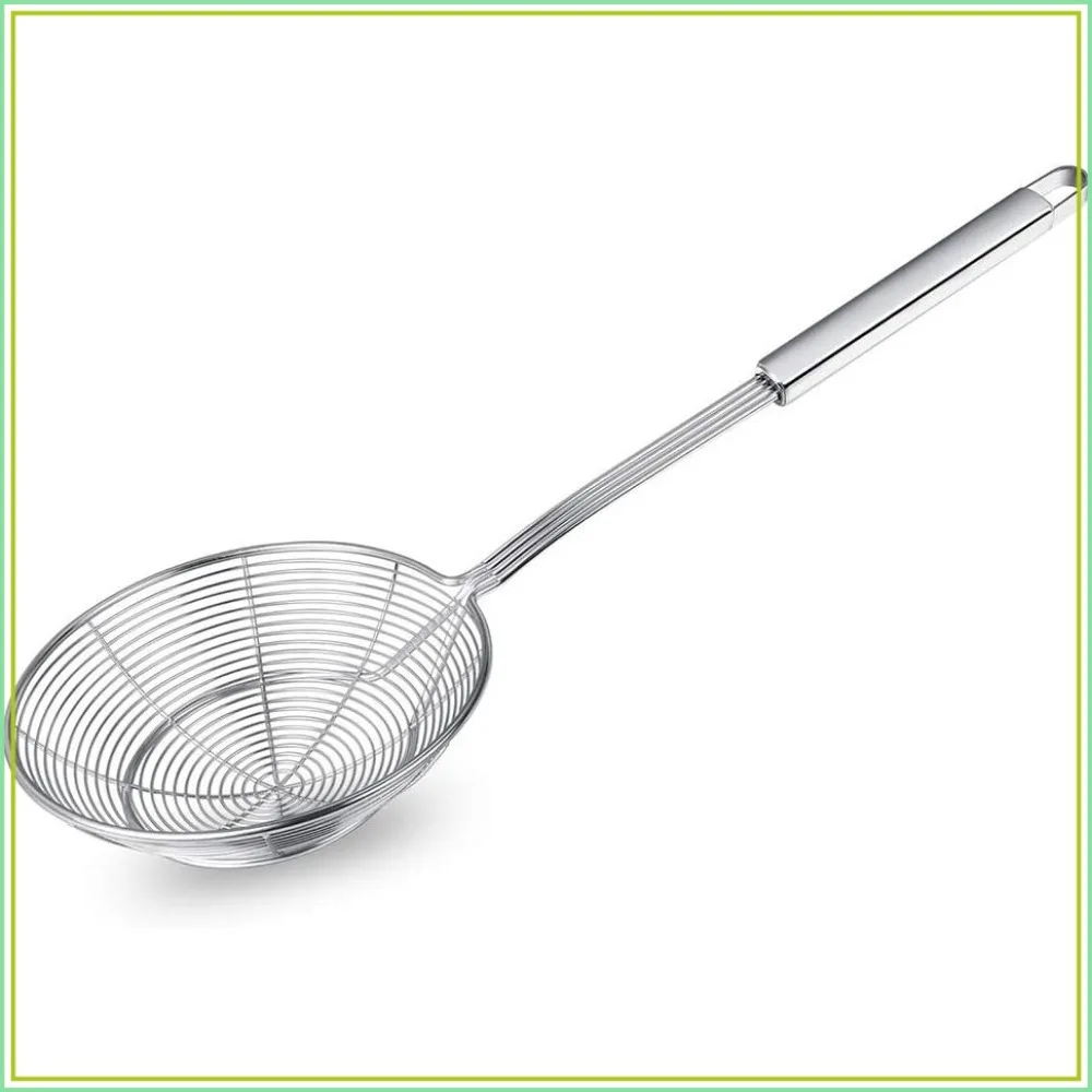 Stainless Steel Spider Strainer Skimmer Ladle, 5.5