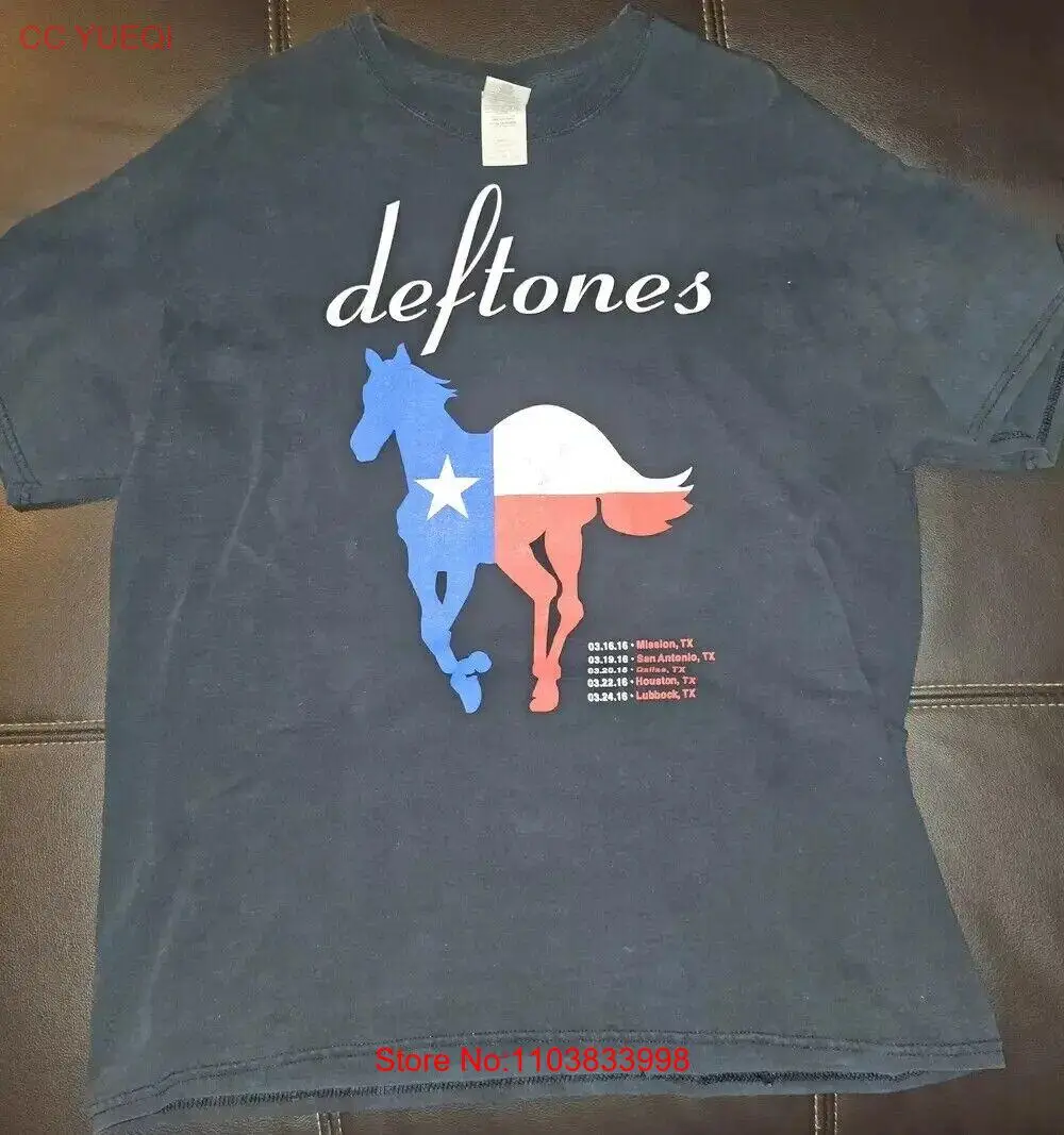 Deftones Texas Tour 2016 Tshirt, Reprint Gift for Fan Unisex Tshirt S-5XL