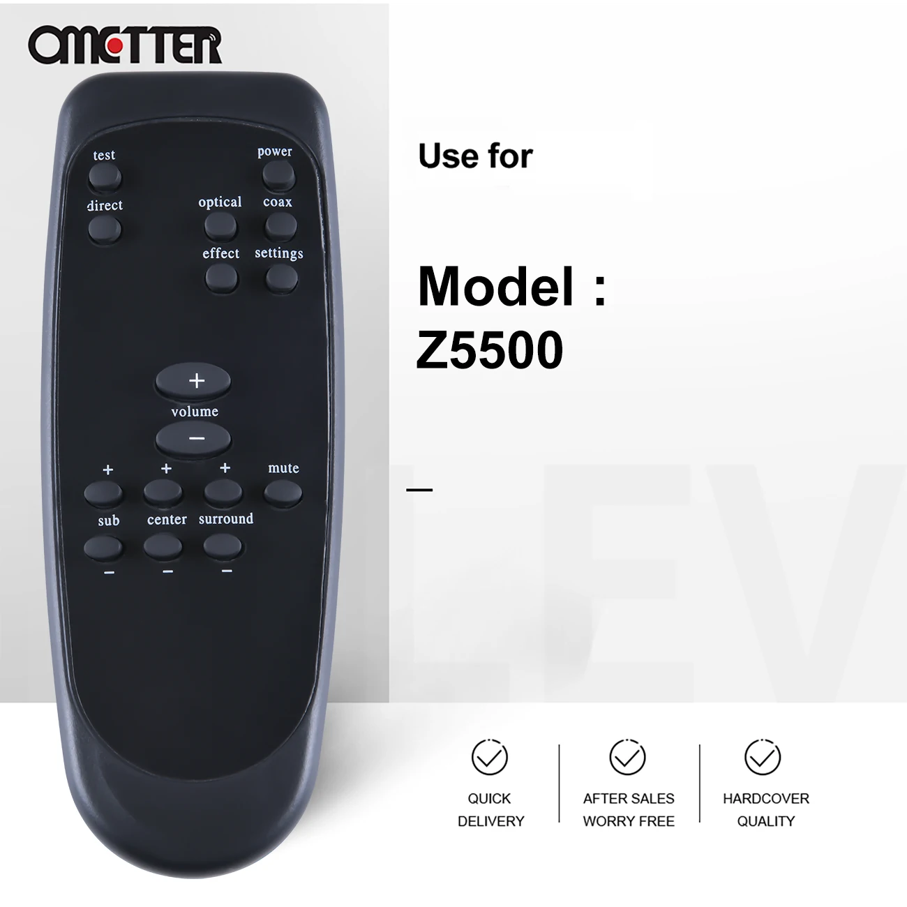 Para logitech alto-falante controle remoto z5500 Z-5500 z5450 Z-5450 z680 Z-680