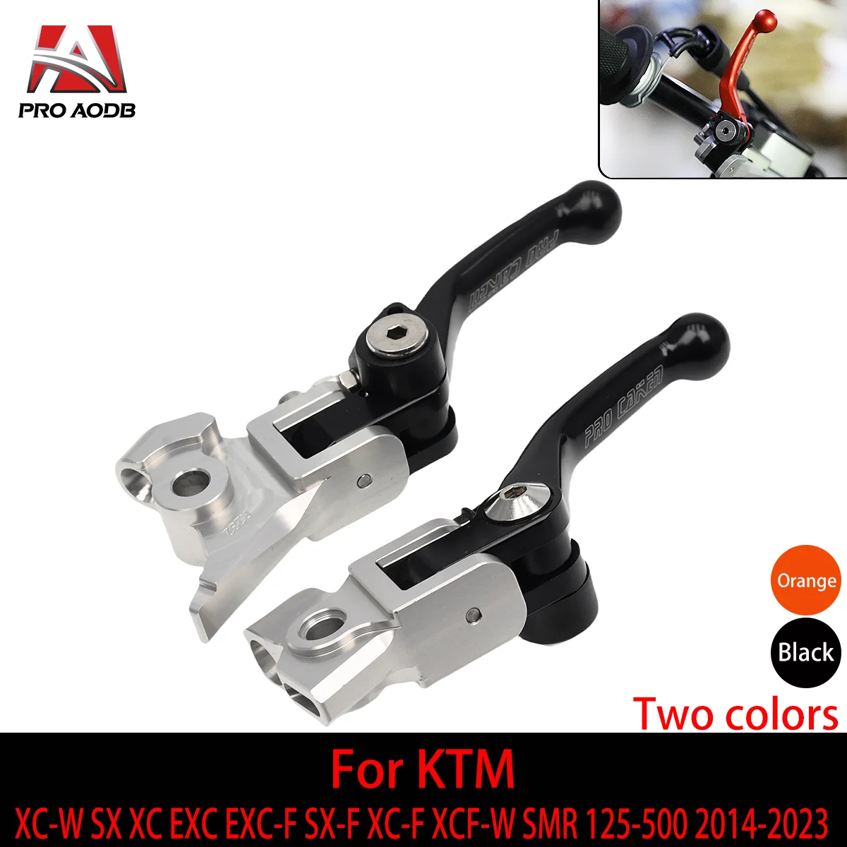 

For KTM SX SXF XC XCF XCW EXC EXCF TPI SMR 125 150 250 300 350 450 500 2014-2021 2022 2023 Motorcycle Brake Clutch Lever Handle