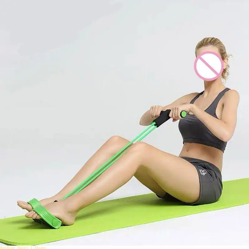 

A0KA Sit-up Pull Rope Fitness Gum Resistance Bands Latex Pedal Exerciser Expander Elastic Band Yoga Equipment Pilates Workout