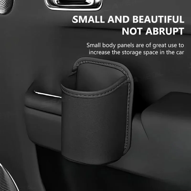 Car Door Cup Holder Leather Automotive Drink Rack Storage Bin Auto Back Seat Cup Holder Organizer For Car Interior Accessories
