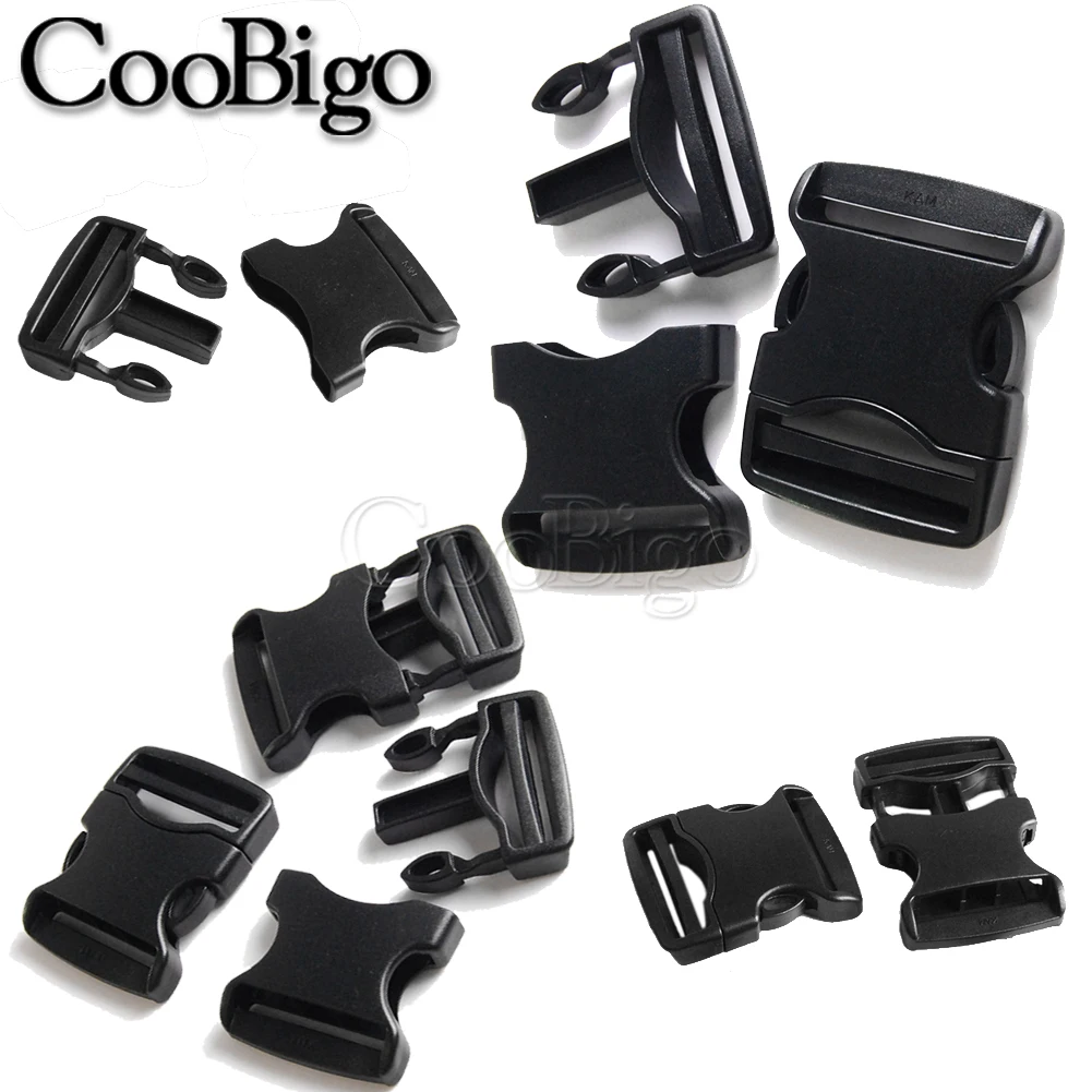 Plastic Side Release Buckles Clip Fastener Belt Luggage Bag Backpack Strap Accessories 20mm - 50mm