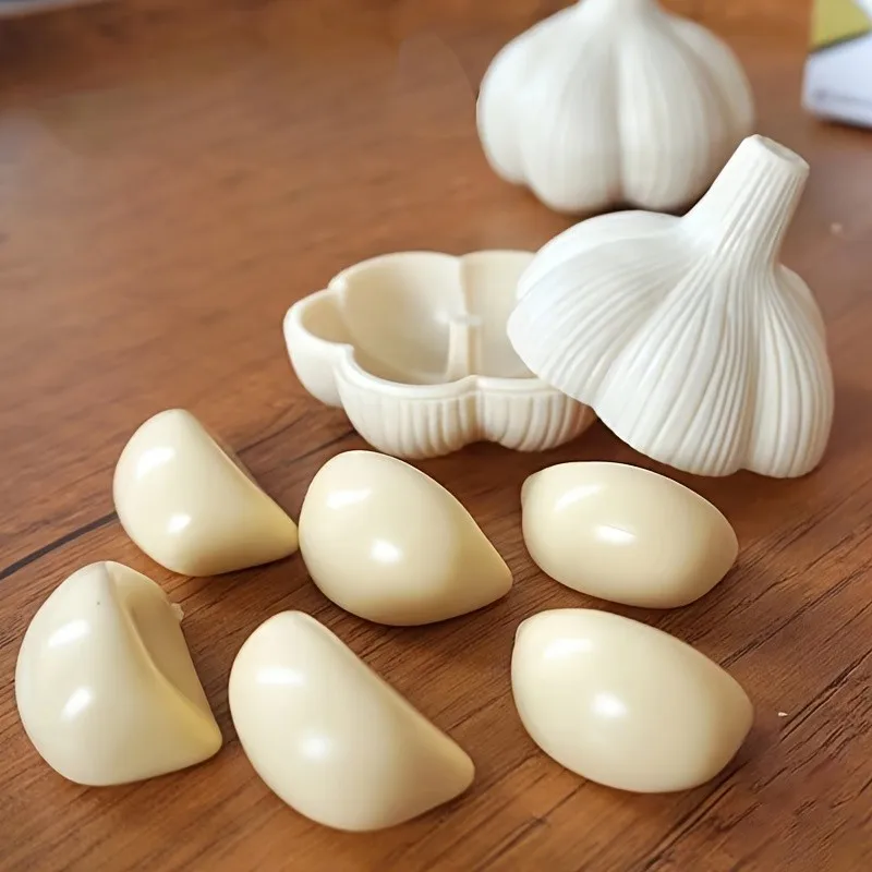 3D Garlic Puzzles for Kids, PVC Space Sense Exercise 3D Garlic Puzzle Toy for Kids Children Birthday Gifts