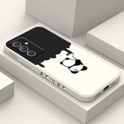 Paint Panda Phone Case For Samsung Galaxy A55 A35 A25 A15 A05 A05S A54 A34 A24 A14 A04 A04S A04E 4G 5G Cover