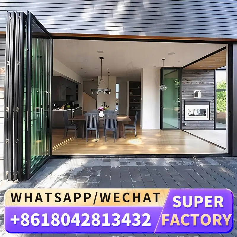 

Customizable Windows Foldable Door Ideal for European Office Spaces Innovative Factory Solution Windows Foldable Door
