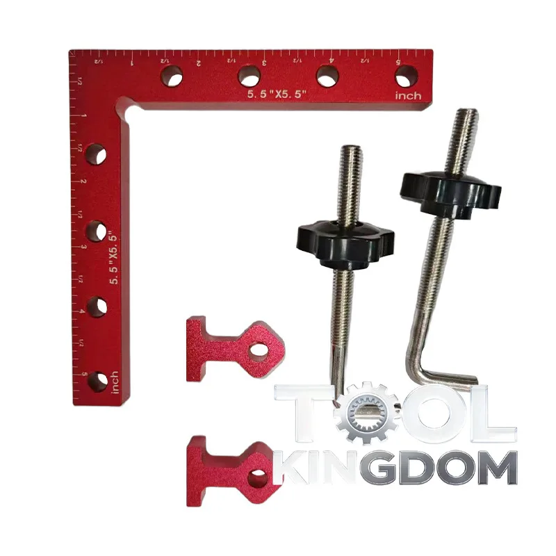 

Square ruler measurement auxiliary positioning, multifunctional 90 degree woodworking ruler in metric and imperial systems